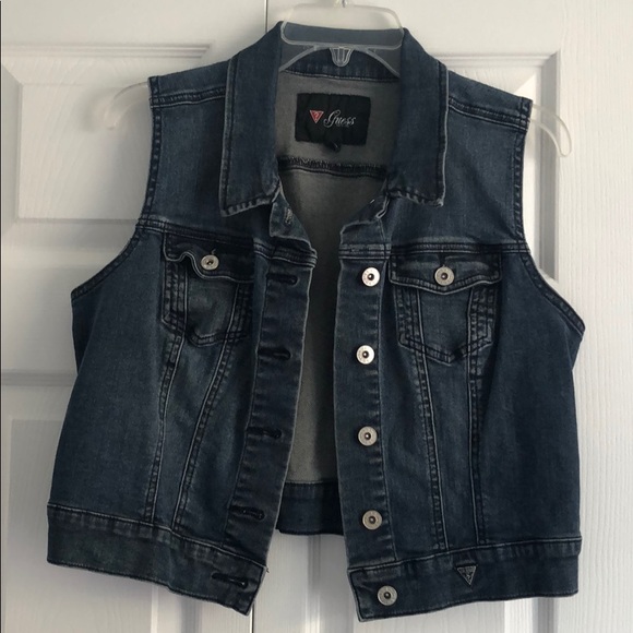 Guess Jackets & Blazers - Guess sleeveless Jacket